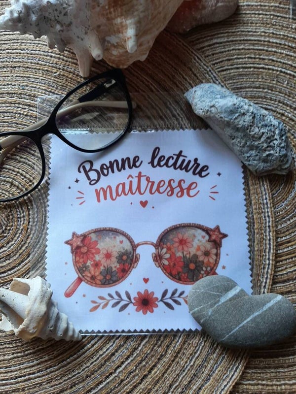 Lingette, chiffon, essuie lunettes micro fibre Maîtresse 1