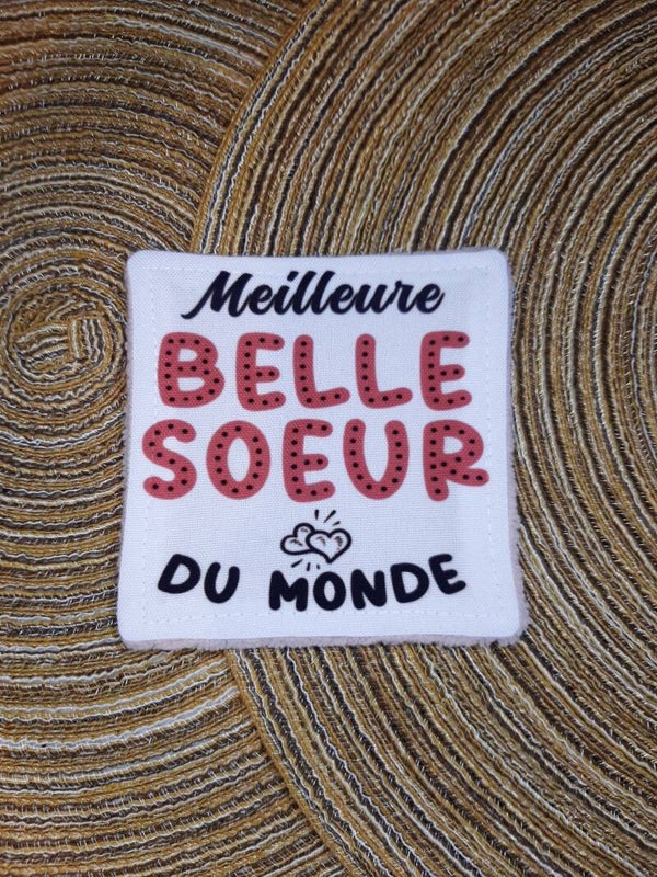 Lingette démaquillante perso belle sœur