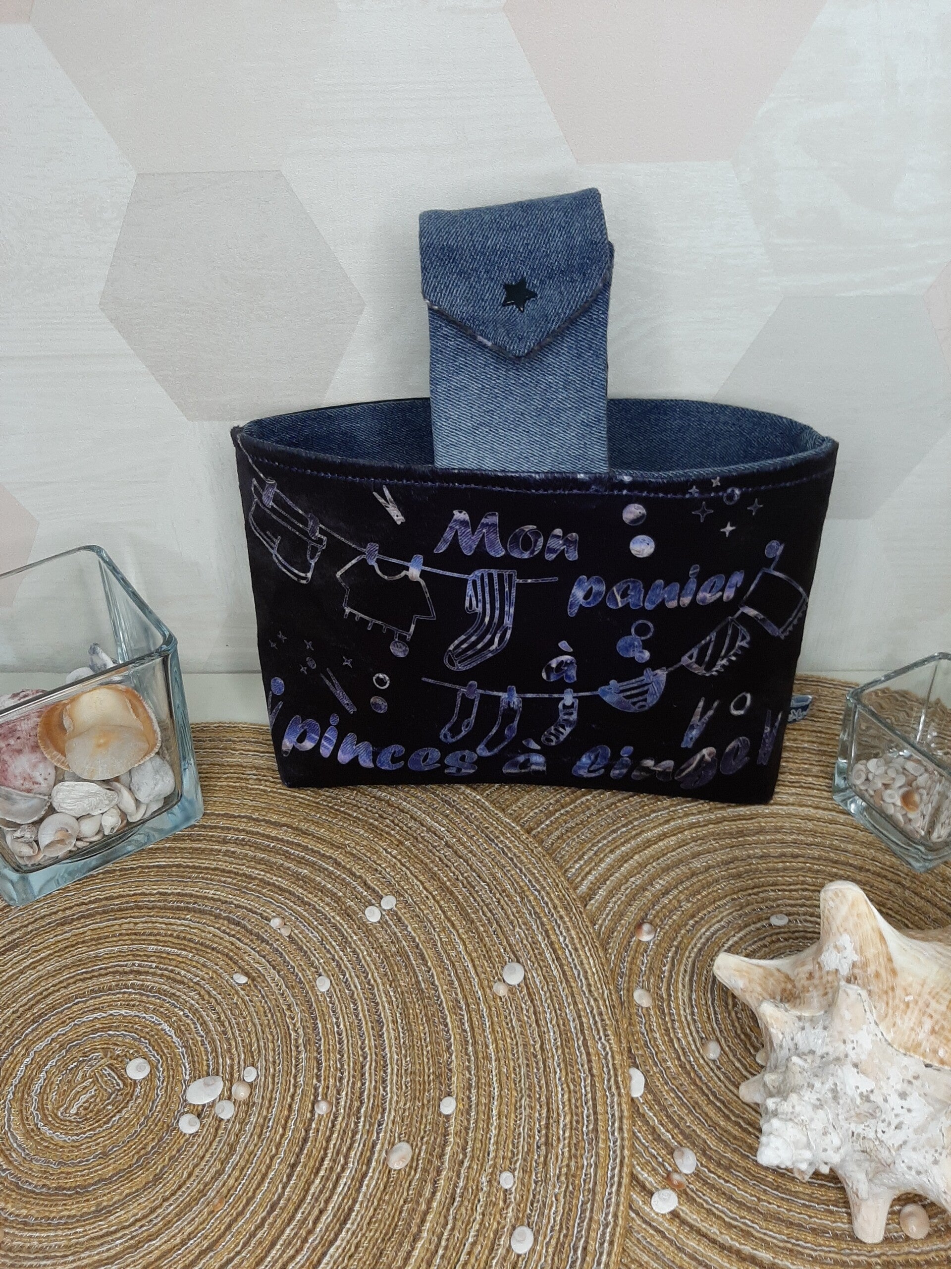 Panier à pinces à linge Jeans 3