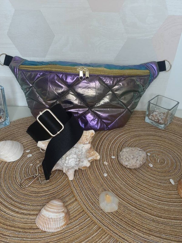 Sac banane doudoune GD Arc en ciel