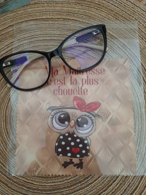 Lingette, chiffon, essuie lunettes micro fibre Maîtresse9