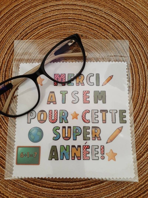 **Lingette, chiffon, essuie lunettes micro fibre Atsem16