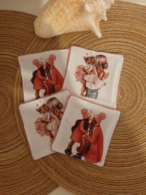 Lot de 4 Lingettes démaquillantes