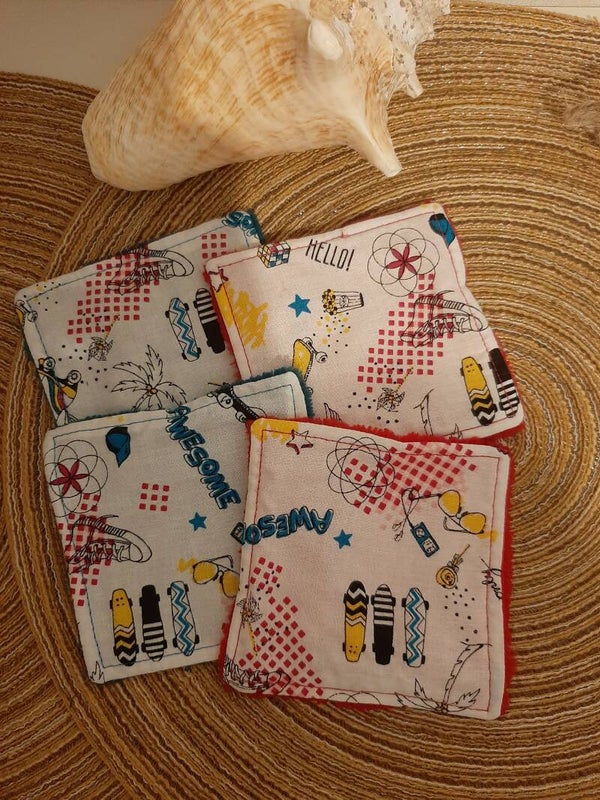 Lot de 4 Lingettes démaquillantes
