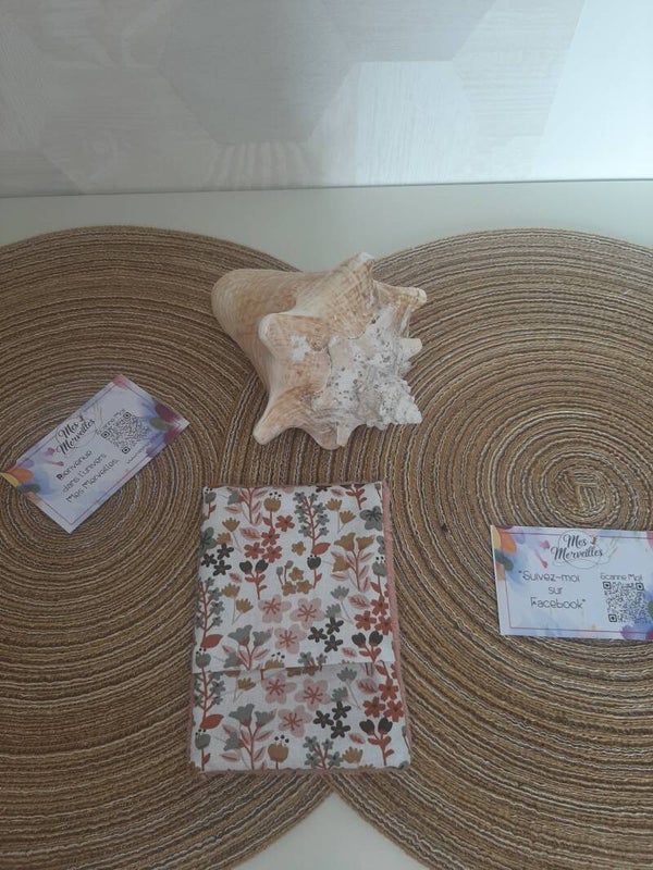 Gants démaquillants lavables & réutilisables Fleur Auto