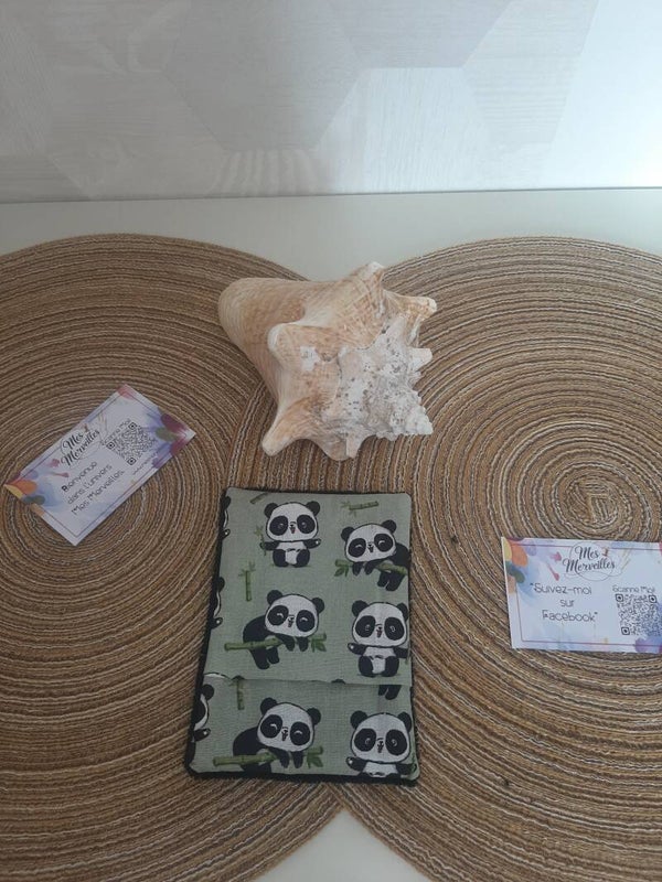 Gants démaquillants lavables & réutilisables  Panda