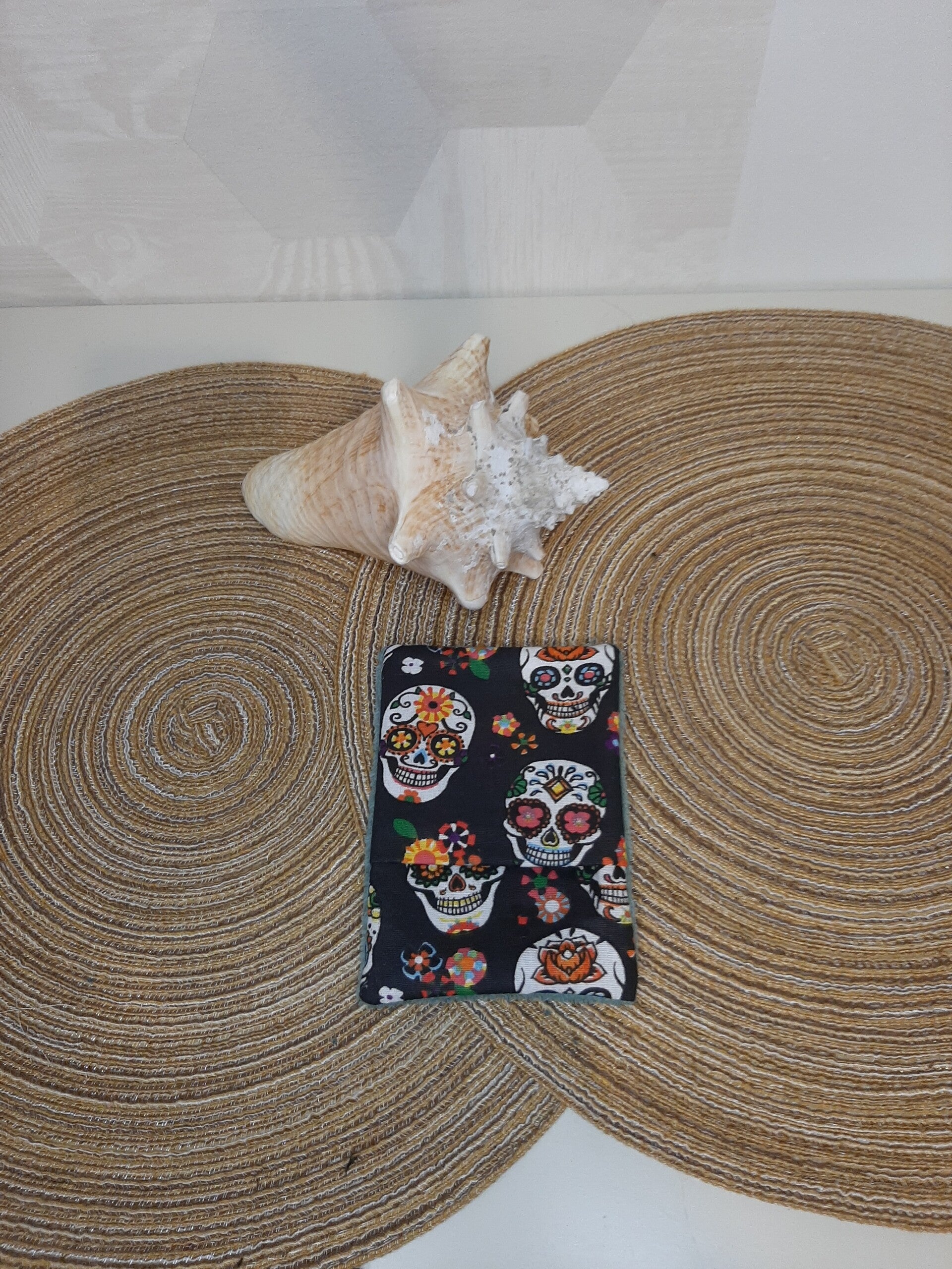 Gants démaquillants lavables & réutilisables Tête de mort