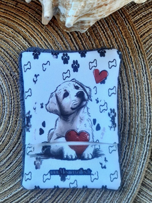 Gants démaquillants lavables & réutilisables Chien