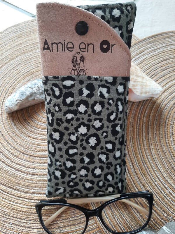 Étui à lunettes "Amie en Or"