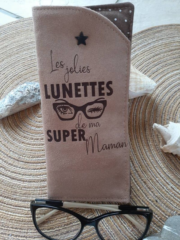 Étui à lunettes "Les jolies lunettes"