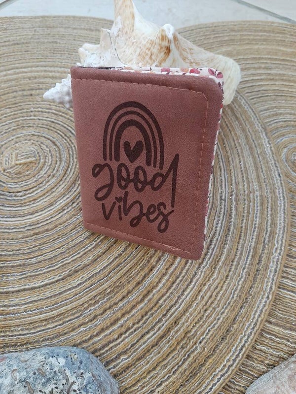 Porte cartes Signature Rose Good Vibes
