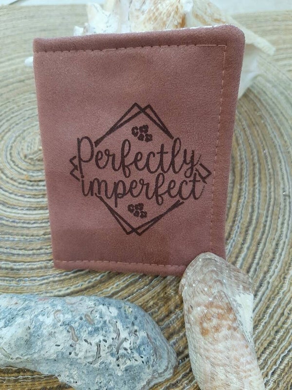 Porte cartes Signature Rose Perfectly  Imperfect