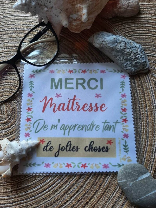 Lingette, chiffon, essuie lunettes micro fibre Métiers de l'enfance 11