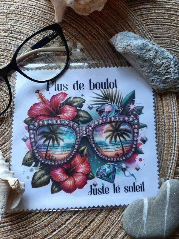 Lingette, chiffon, essuie lunettes micro fibre V&E 3