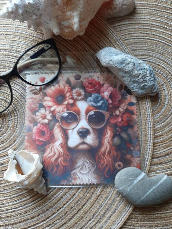 Lingette, chiffon, essuie lunettes micro fibre Animaux Co