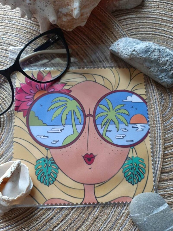 Lingette, chiffon, essuie lunettes micro fibre Images 2