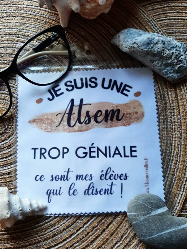 Lingette, chiffon, essuie lunettes micro fibre Métiers de l'enfance 4