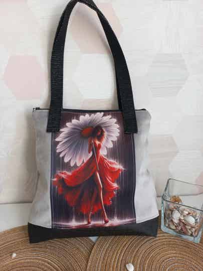 Sac femme fleur