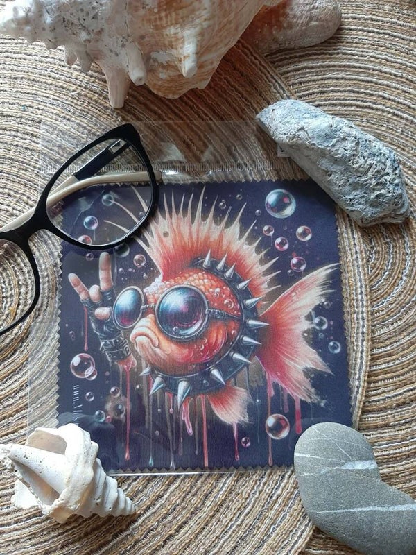 Lingette, chiffon, essuie lunettes micro fibre Animaux Poi