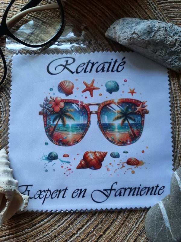 Lingette, chiffon, essuie lunettes micro fibre V&E 6