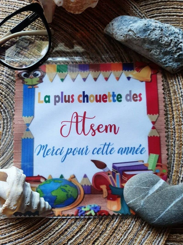 Lingette, chiffon, essuie lunettes micro fibre Métiers de l'enfance 10