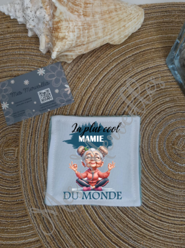 *Lingette démaquillante " Mamie Zen "