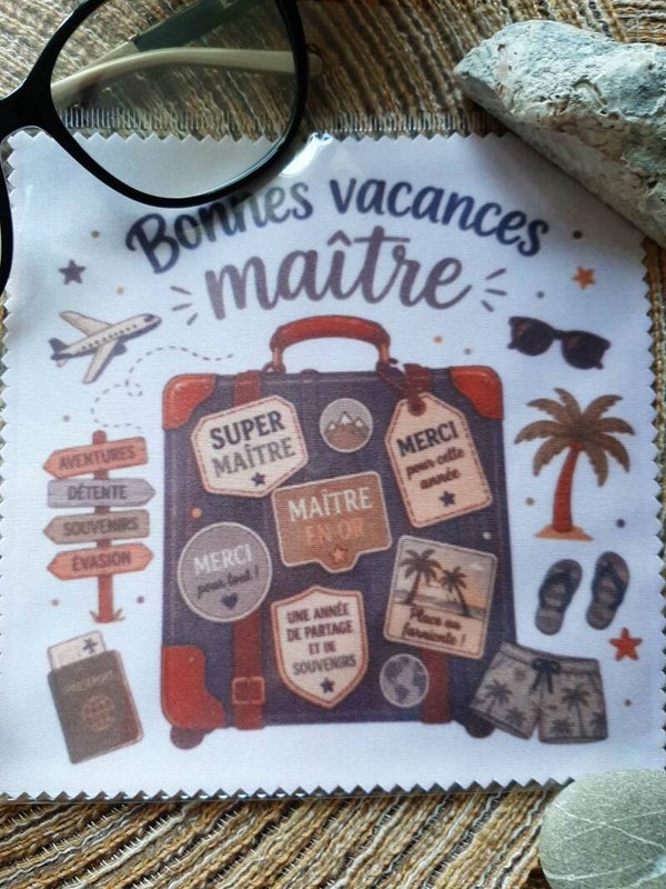 Lingette, chiffon, essuie lunettes micro fibre Maître 2