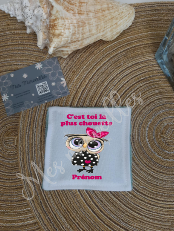 **Lingette démaquillante C'est toi la plus chouette rose