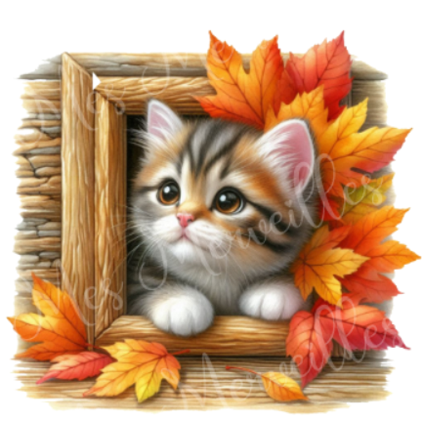 Coupon tissu Chat 006