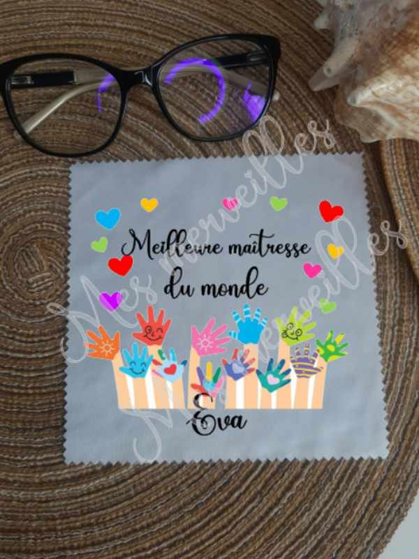 **Lingette, chiffon, essuie lunettes micro fibre Maîtresse10