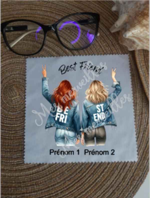 **Lingette, chiffon, essuie lunettes micro fibre Amies3