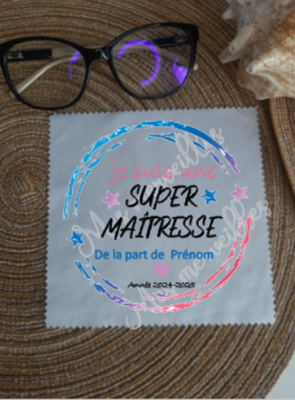 **Lingette, chiffon, essuie lunettes micro fibre Maîtresse3