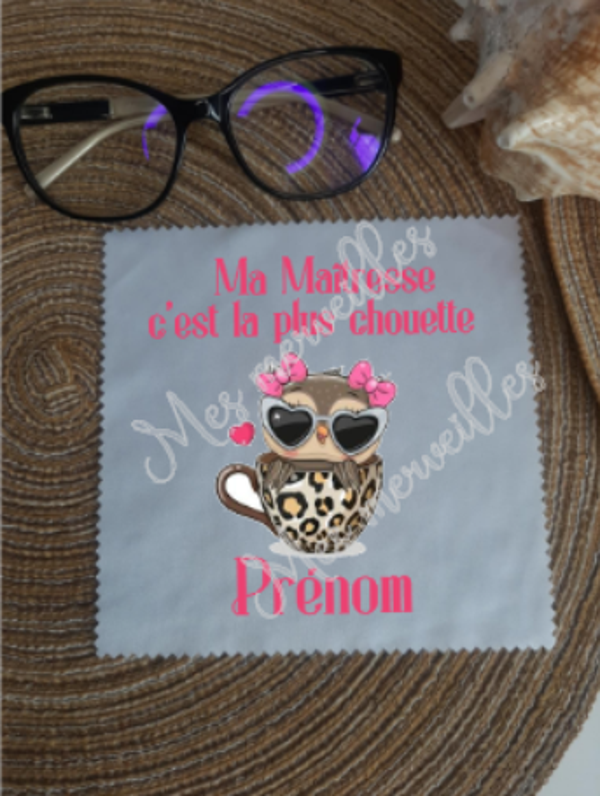 **Lingette, chiffon, essuie lunettes micro fibre Maîtresse4