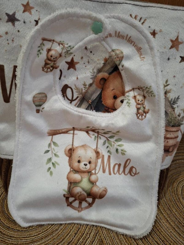 Bavoir bébé "Malo"