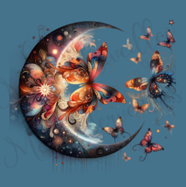 Coupon tissu Papillon 004