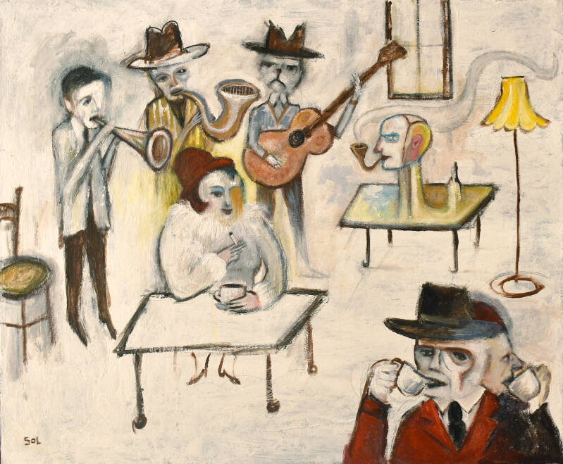 Music cafe scene, 2022