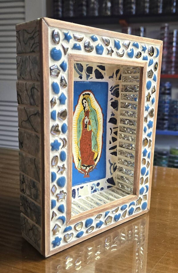 Our Lady of Guadalupe Shadow Box Shrine - SOLD