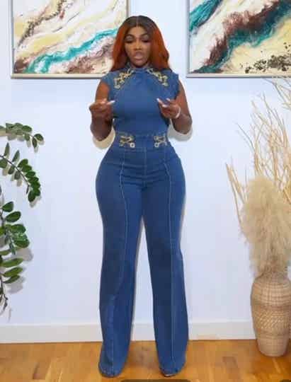 Elegant Denim Jumpsuit