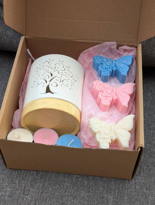 Coffret brûle parfum et fondants papillons