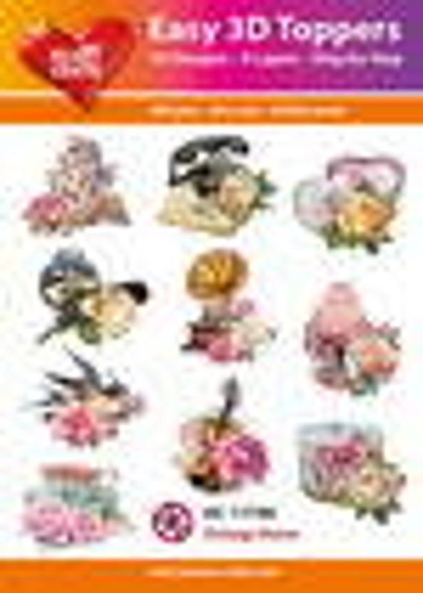 Easy 3D Designs pakket Vintage Roses