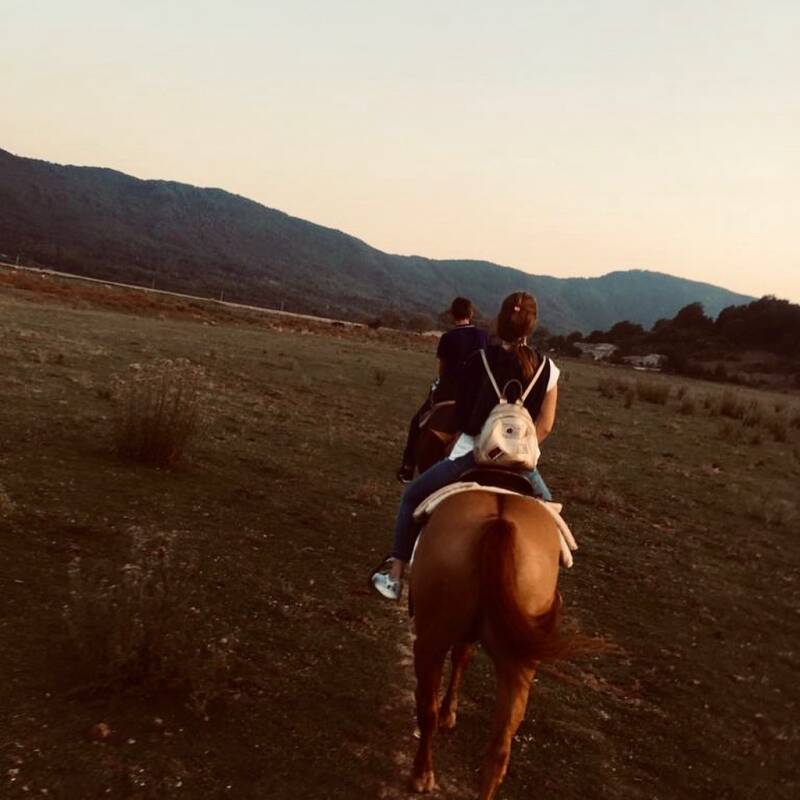 passeggiata a cavallo a Castel di Sangro