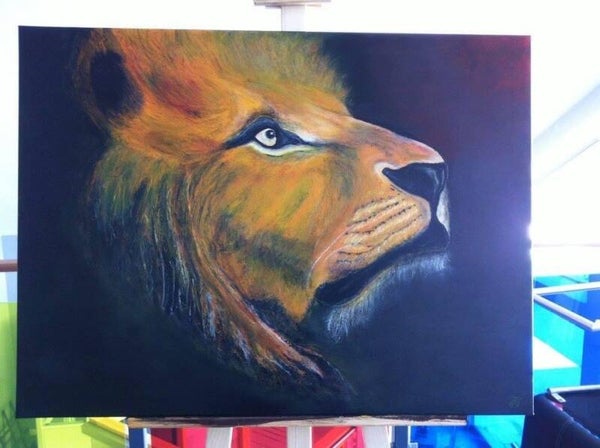 Schilderij 100cm x 90cm Acryl