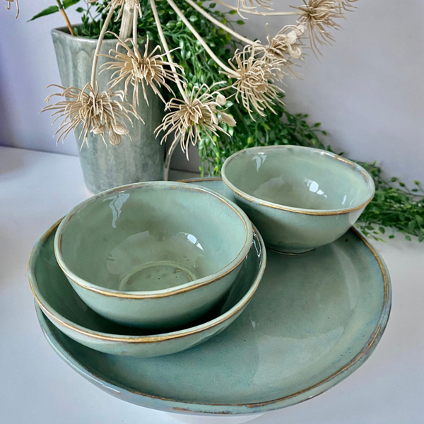 Ines tapas-set groen-blauw