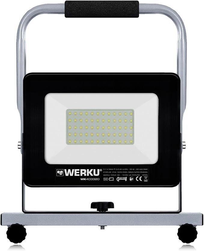 Proyector LED Luz Trabajo Inalámbrico,Potencia 30 W