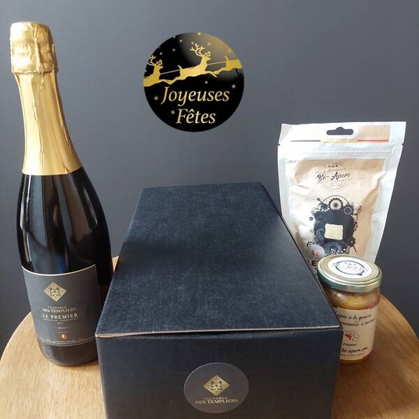 Coffret 1 bouteille : Bulles & apéros salés
