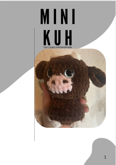 Mini Kuh Anleitung PDF Datei Deutsch