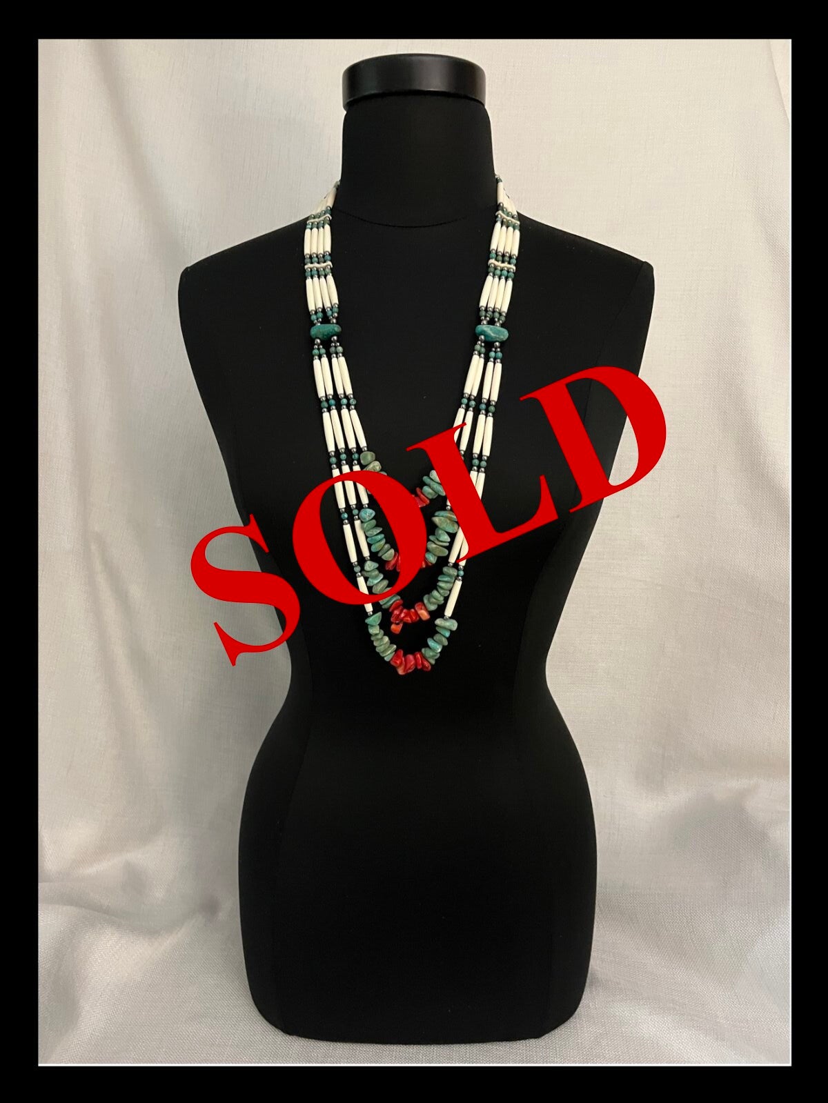 Turquoise & Red Coral