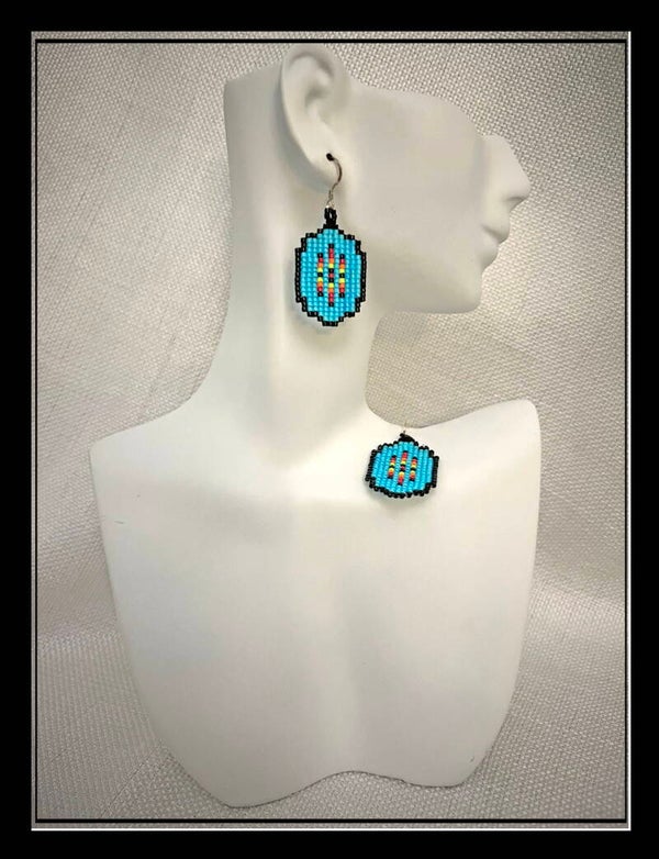 E10-Beaded Earrings
