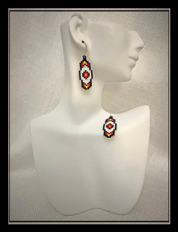 E16-Beaded Earrings