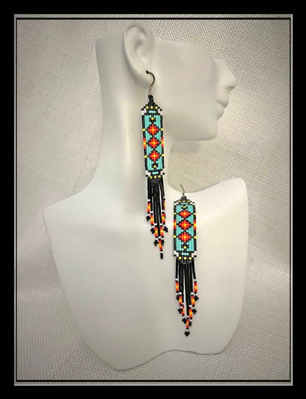 E23-Beaded Earrings